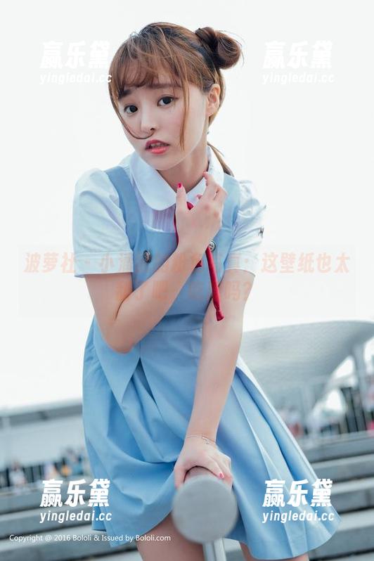 波萝社-小潘鼠 波萝社 - 小潘鼠的粉色写真:这壁纸也太甜了吧,吃糖吗?